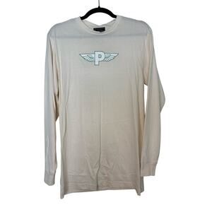 Period Correct Racing Division Long Sleeve Tee Cream Men’s Size Medium Logo